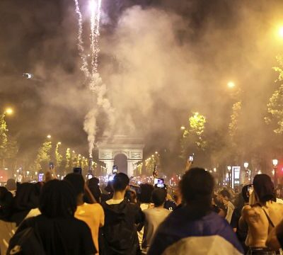 Two people killed and hundreds arrested in France during Champions League win celebrations
