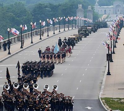 Military parade celebrates 250 years of US military