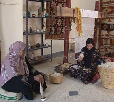 In Morocco, women keep the art of traditional rug-weaving alive