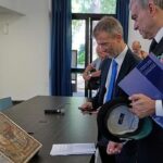 Stolen Roman mosaic with erotic motif returned to Pompeii after WWII