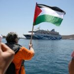 Israeli cruise ship skips Greek Island after pro-Palestinian protest