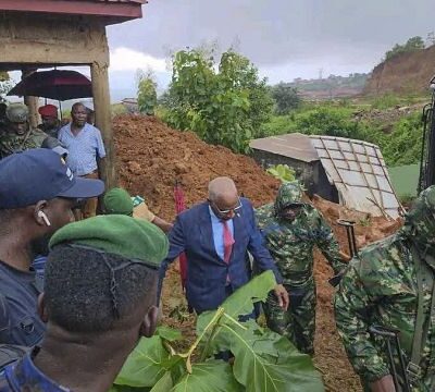 Landslide buries homes outside Guinea’s capital, killing 11 and injuring 10