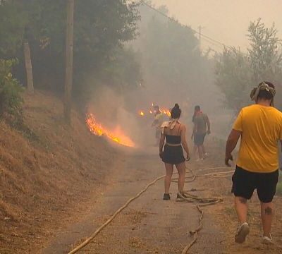 Over 200 hectares burned as residents evacuated in Galicia wildfire