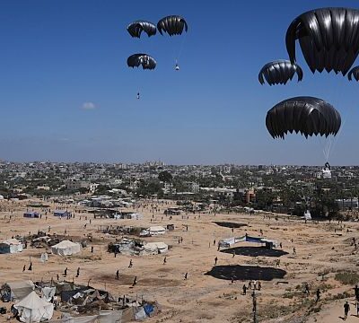 United Nations says driving aid into Gaza is cheaper and safer