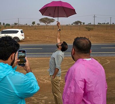 Chasing the rain in the United Arab Emirates