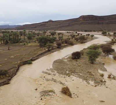 Flash floods wash away crops, roads in Morocco