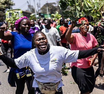 Kenyans mourn the death of former Prime Minister Raila Odinga