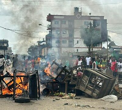 Anger erupts into protests in Cameroon after Paul Biya re-election