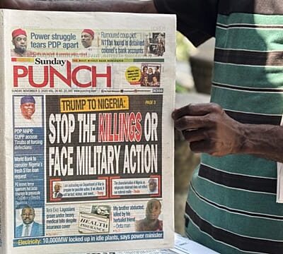 Nigerian government dismisses Trump’s claim of Christian killings