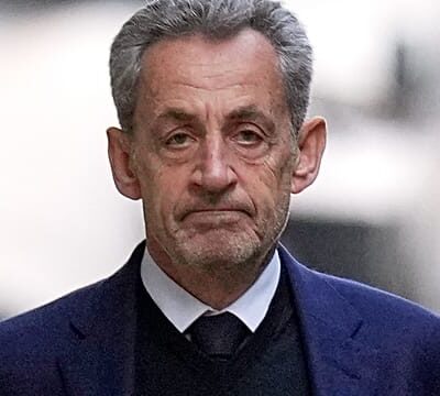 Former French President Sarkozy leaves prison