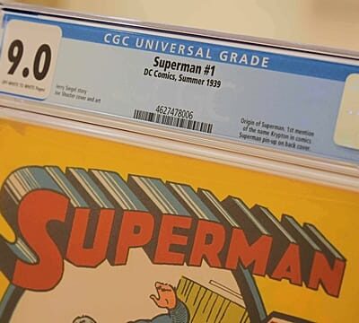 Rare Superman comic book found in attic breaks world record at auction