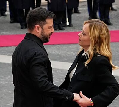 Zelenskyy meets Pope Leo XIV and PM Meloni in Italy visit
