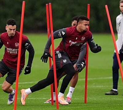 Rice, Trossard and Saliba absent from Arsenal training ahead of Club Brugge UCL trip