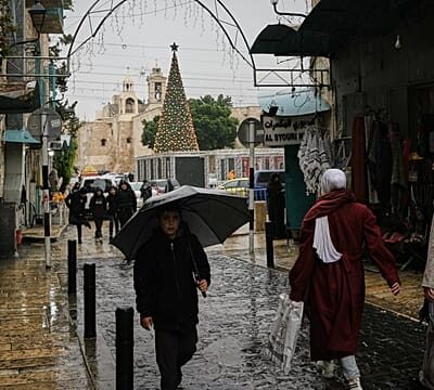 Christmas hymns return to Bethlehem after ceasefire brings brief respite