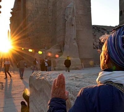Egypt: Visitors watch sun align with ancient Luxor temple on winter solstice
