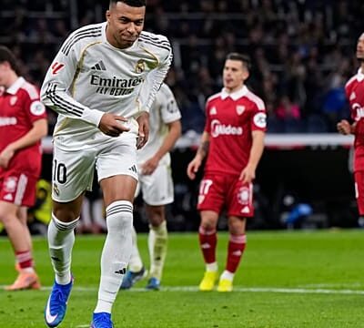 Real Madrid’s Mbappé suffers knee sprain, faces weeks on sidelines