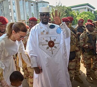 Guinea: Doumbouya supporters express joy after victory in presidential election