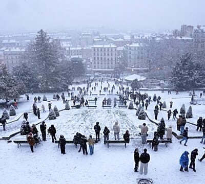 Young African migrants sleep on Paris streets amid freezing winter nights