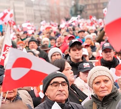 Thousands join anti-Trump ‘Hands off Greenland’ protests in Denmark