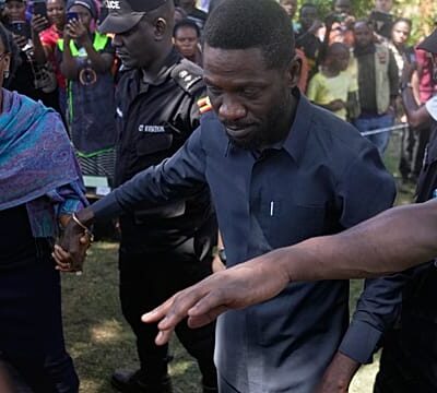 Ugandan police deny arrest of opposition leader Bobi Wine