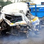 Road collision involving fuel tanker causes huge fire in Nairobi