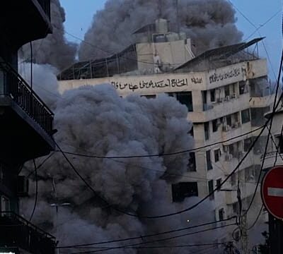 Lebanon: Israeli airstrike flattens Beirut apartment block, killing at least six