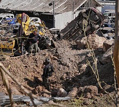 Israel assesses damage after missile strike near Jerusalem