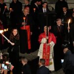 Pope Leo XIV carries cross through all 14 stations at Rome’s Colosseum