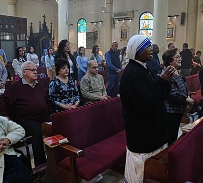 Orthodox Christians in Gaza mark Palm Sunday with church service