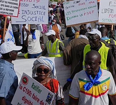Senegal protesters rally over cost of living and debt crisis
