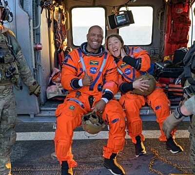 Artemis II space mission crew safely returns to Earth