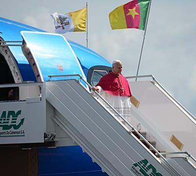 Pope Leo XIV arrives in Cameroon on second leg of African tour