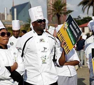 South Africa vows crackdown on xenophobic attacks after Ghana protest