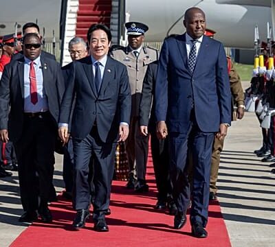 Taiwan’s Lai makes Eswatini visit despite travel disruption