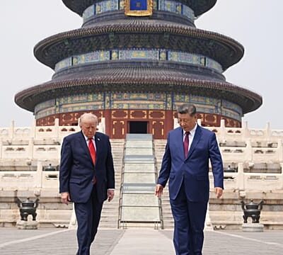 Trump leaves Beijing after last meetings with Xi