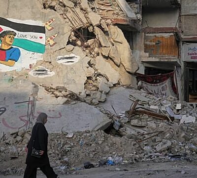 Gazan artists paint mural to honour Spanish footballer Lamine Yamal